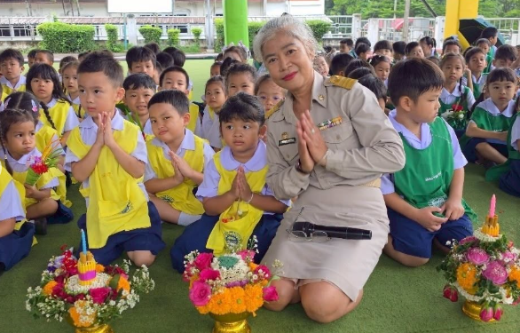 กิจกรรมวันไหว้ครูศูนย์พัฒนาเด็กเล็กบ้านเขาหิน