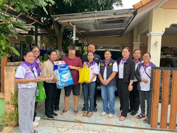  ลงพื้นที่ร่วมกับกลุ่มพัฒนาสตรีองค์การบริหารส่วนตำบลบ่อวิน