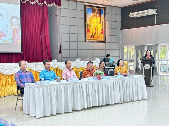  ร่วมต้อนรับคณะผู้บริหารและบุคลากรจากเทศบาลตำบลจอมพลเจ้าพระยา,องค์การบริหารส่วนตำบลท่าข้าม