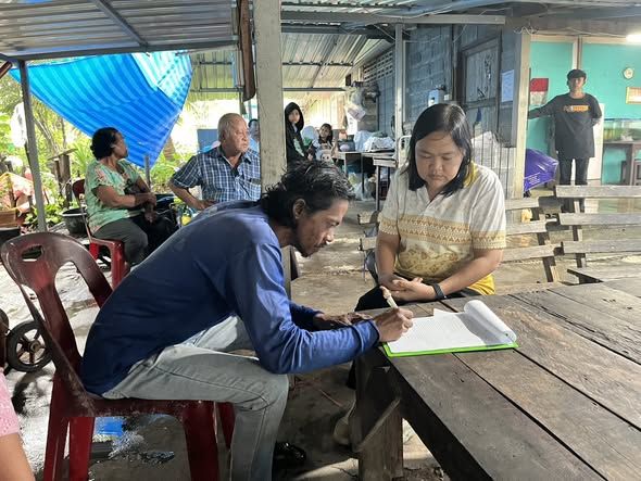  ลงพื้นที่ร่วมกับบ้านพักเด็กและครอบครัวจังหวัดชลบุรี ลงพื้นที่เยี่ยมบ้านเคสเด็กเข้าสถานสงเคราะห์ หมู่ที่ 7 ตำบลบ่อวิน